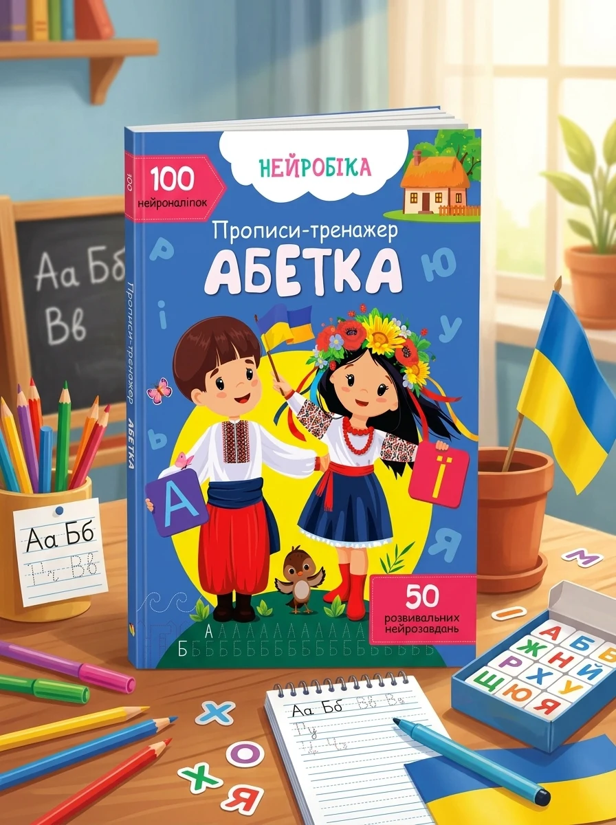 Нейробіка. Прописи-тренажер. Абетка — Дитяча література