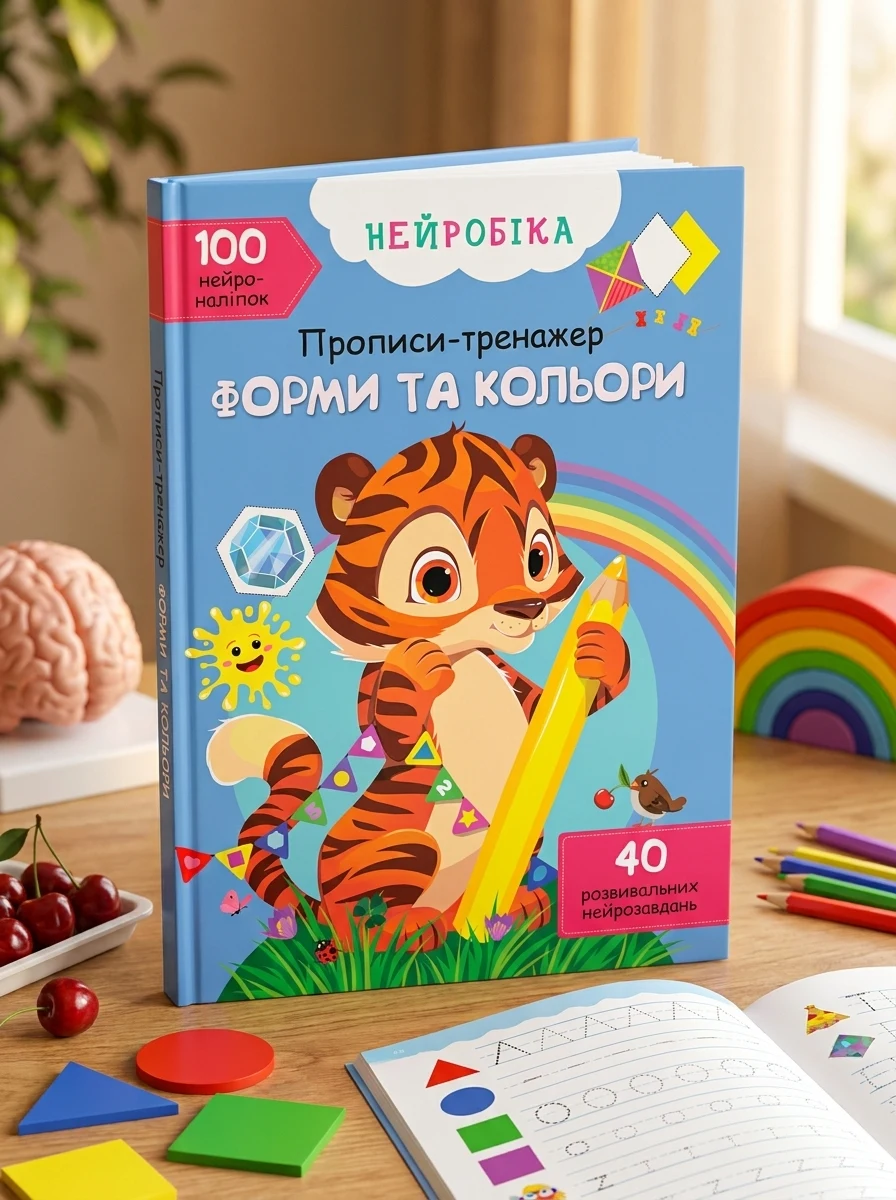 Нейробіка. Прописи-тренажер. Форми та кольори — Дім, сім'я, релігія