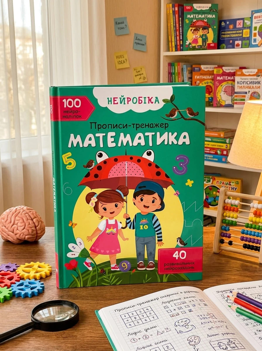 Нейробіка. Прописи-тренажер. Математика — Дім, сім'я, релігія