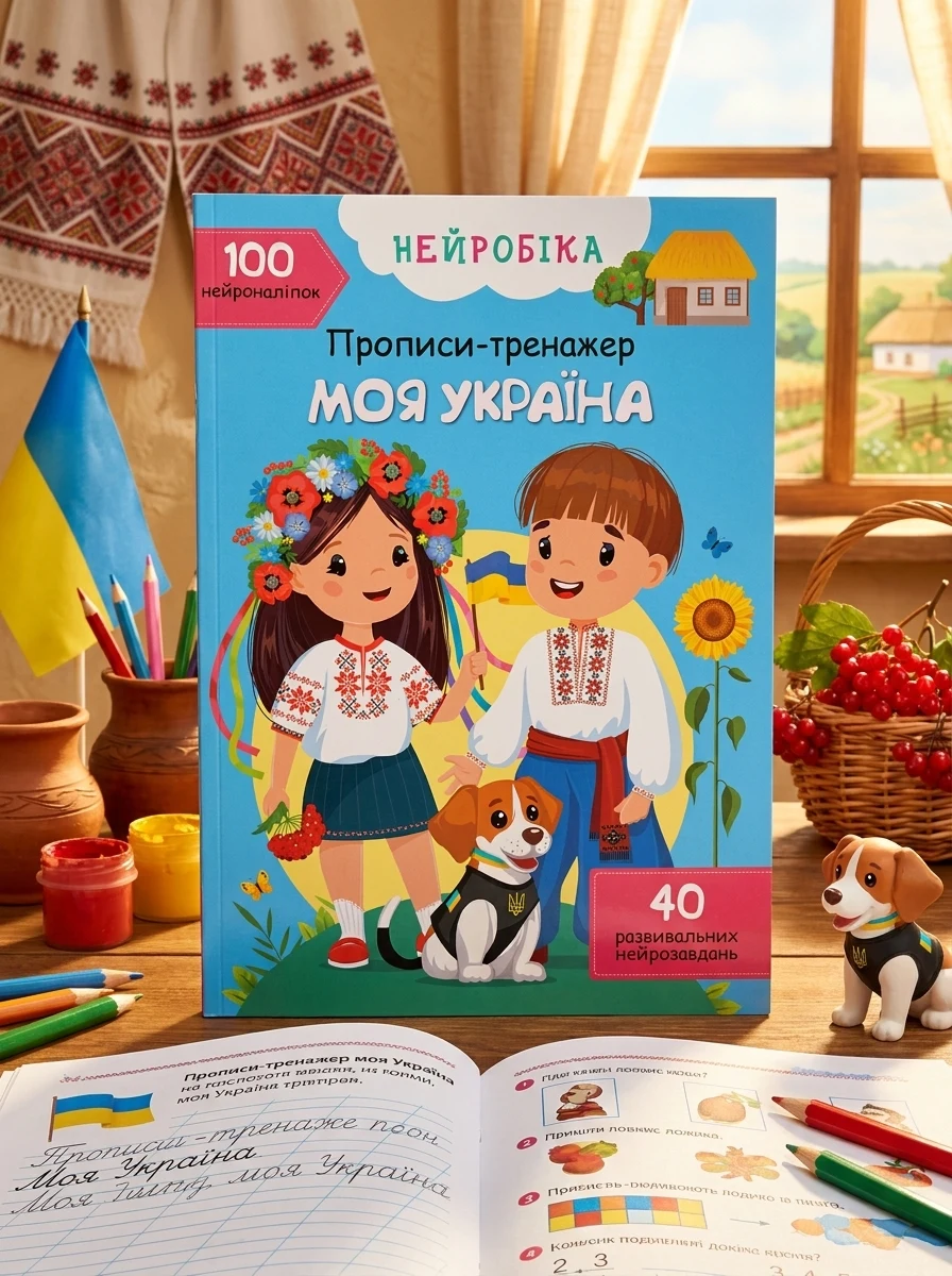 Нейробіка. Прописи-тренажер. Моя Україна — Дитяча література