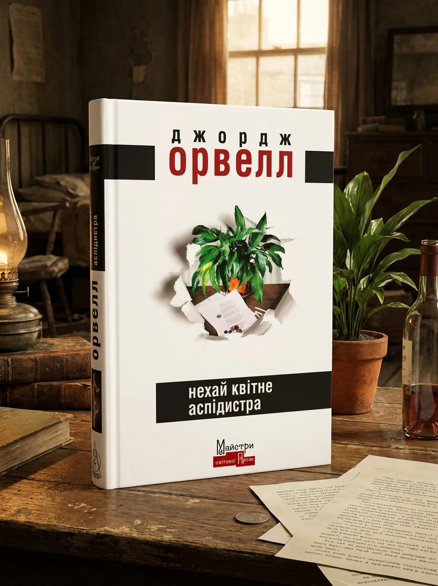 Нехай квітне аспідистра — Художня література