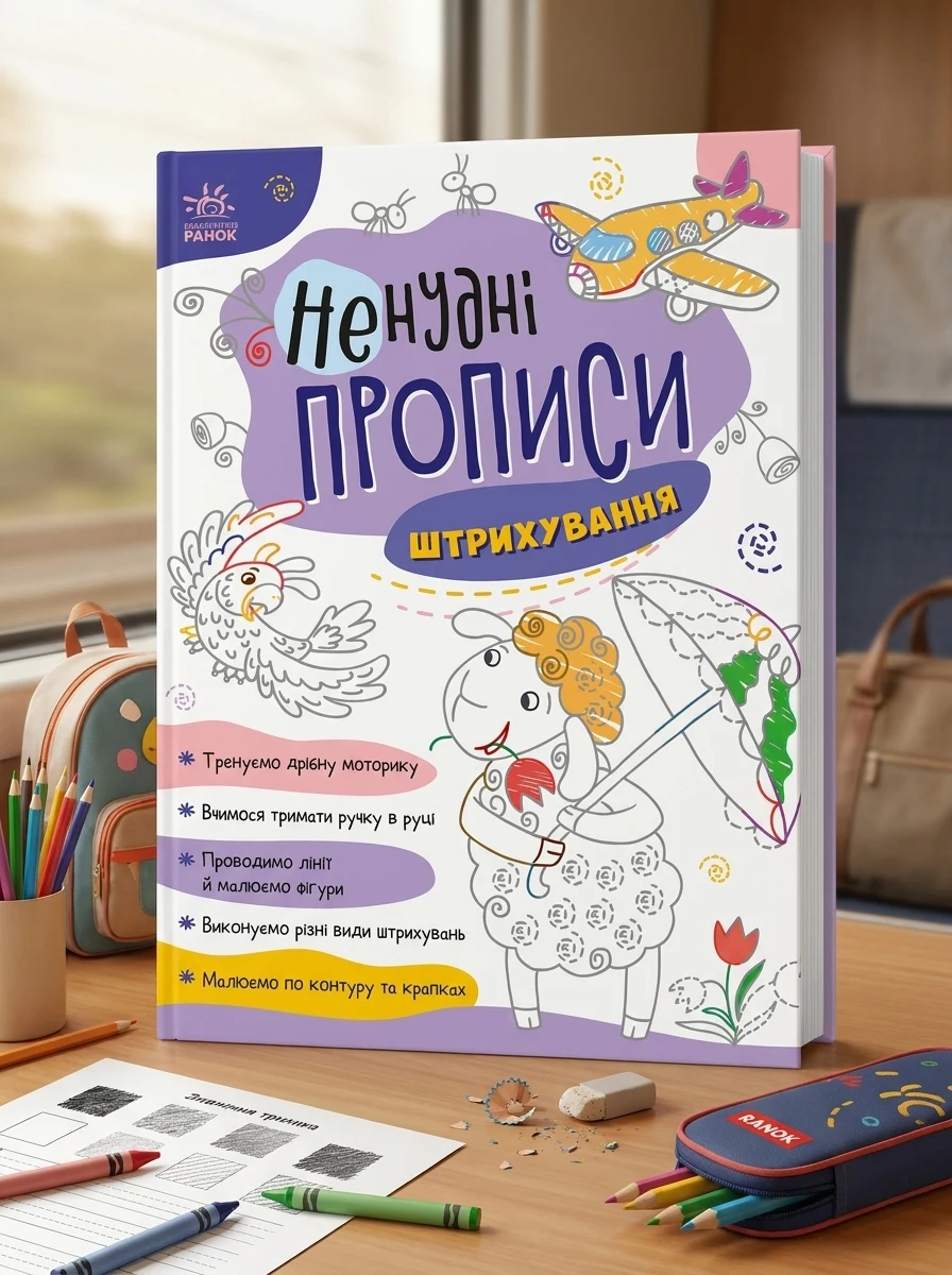 Ненудні прописи. Штрихування — Дитяча література