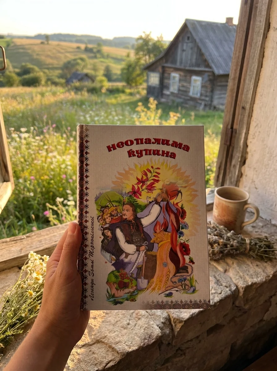 Неопалима купина. Легенди та перекази Землі Тернопільської, обкладинка