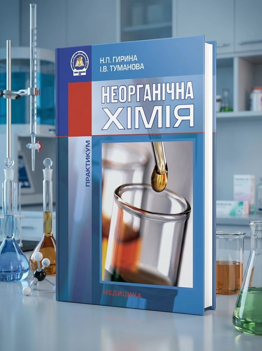 Неорганічна хімія: Практикум: навчальний посібник (ВНЗ I—III р. а.) — Н.П Гирина, обкладинка