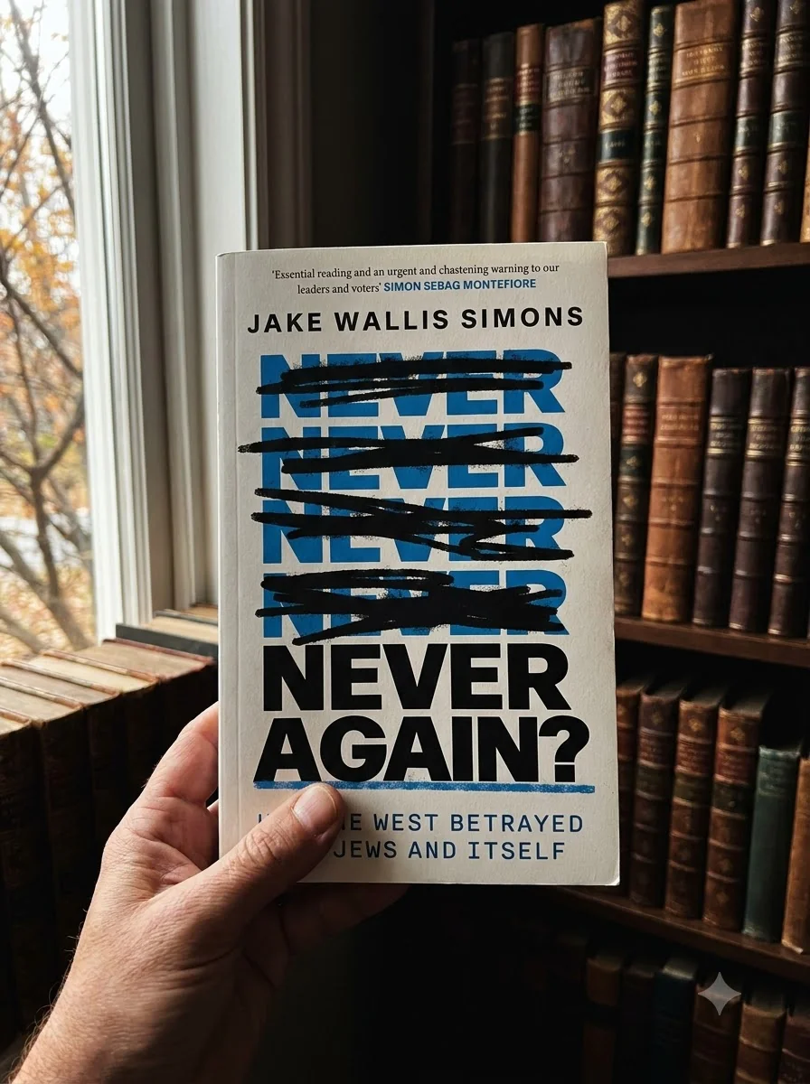 Never Again — Jake Wallis Simons, обкладинка