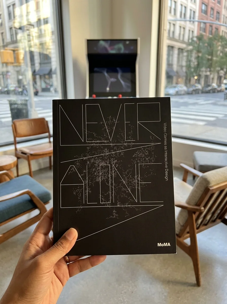 Never Alone. Video Games as Interactive Design, обкладинка