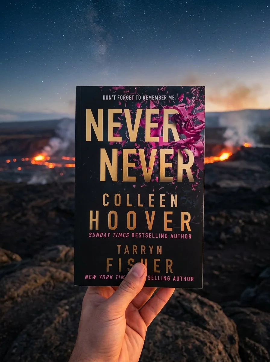 Never Never — Коллін Гувер, обкладинка