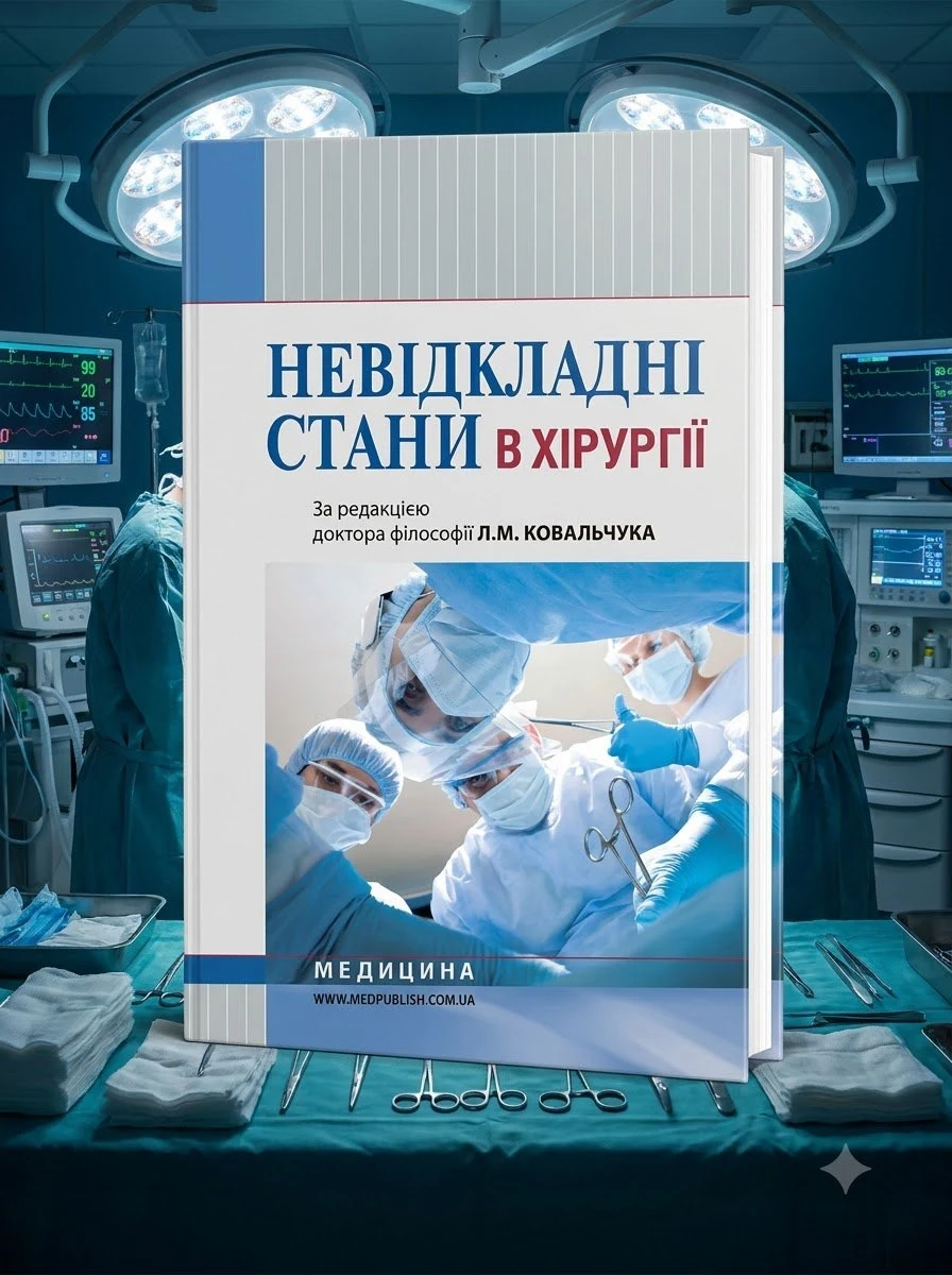 Невідкладні стани в хірургії: навчальний посібник (ВНЗ І—ІІІ р. а.) — К.М Бобак, обкладинка