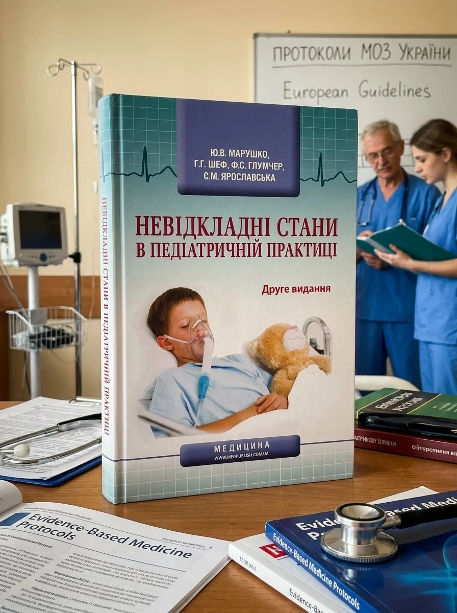 Невідкладні стани в педіатричній практиці: навчальний посібник — Ф.С Глумчер, обкладинка
