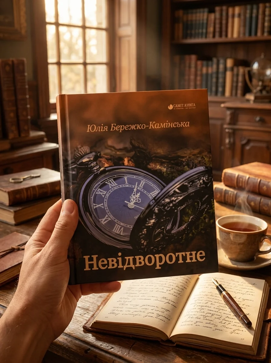 Невідворотне — Бережко-Камінська Ю., обкладинка