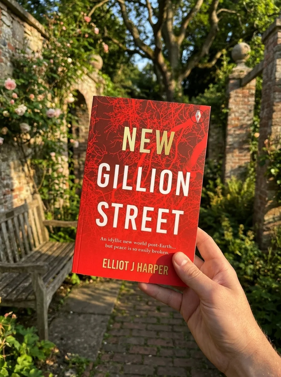 New Gillion Street — Elliot J Harper, обкладинка