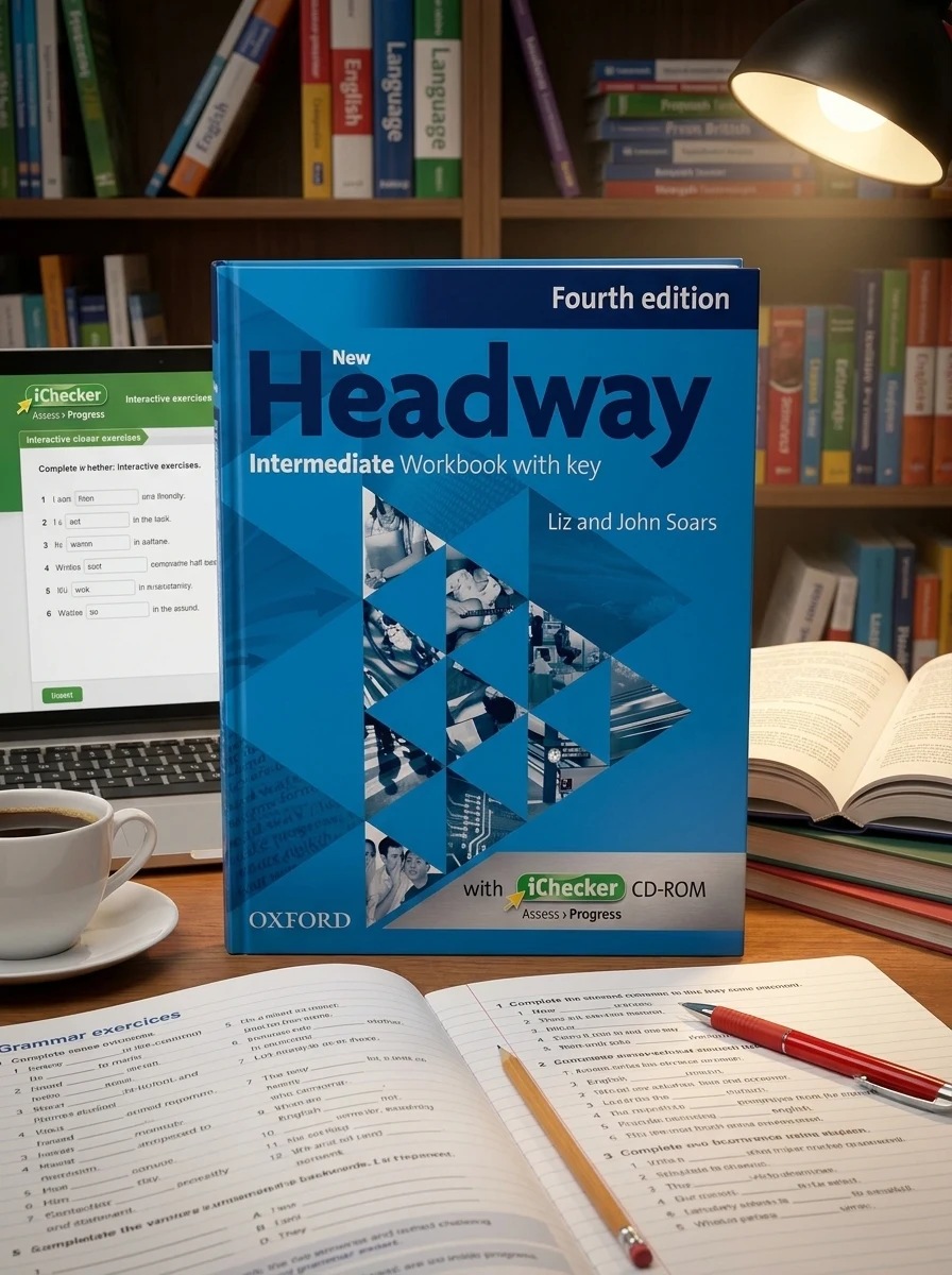 New Headway. Intermediate. Workbook with Key & Ichecker — Вивчення мов