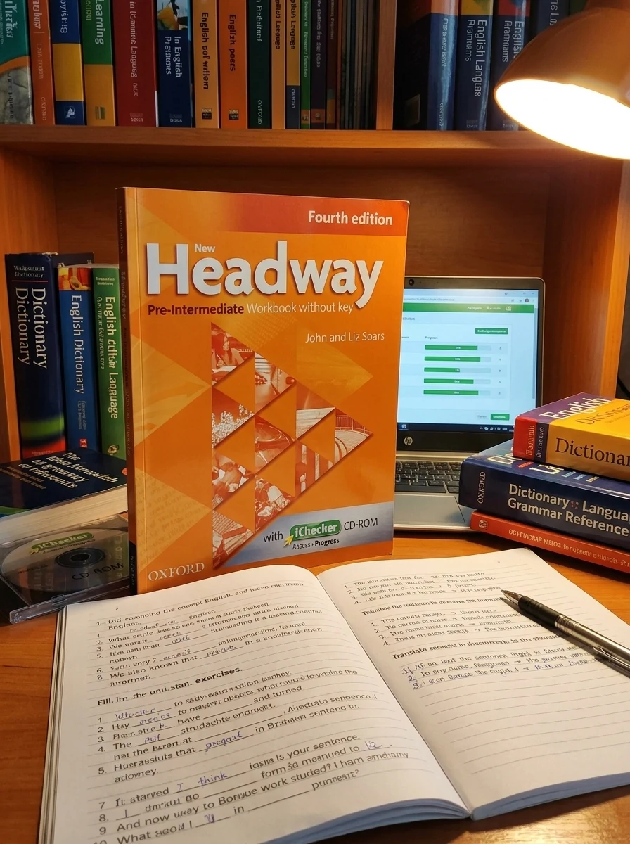 New Headway Pre-Intermediate: Workbook without Key & iChecker CD Pack — Вивчення мов