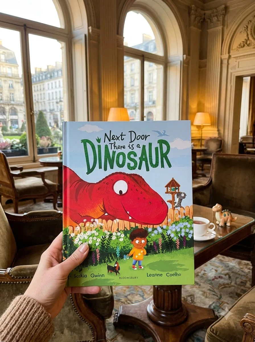 Next Door There is a Dinosaur — Saskia Gwinn, обкладинка