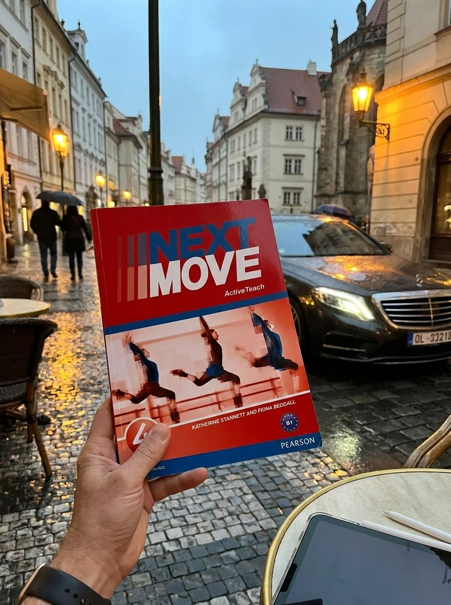 Next Move 4. Active Teach — Кетрін Станнетт, обкладинка