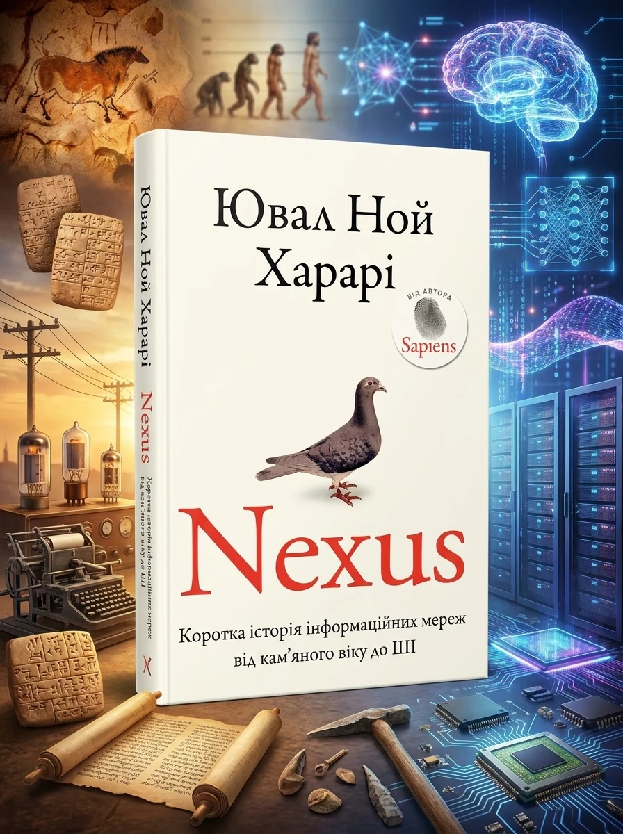 Nexus. Коротка історія інформаційних мереж від кам’яного віку до ШІ
