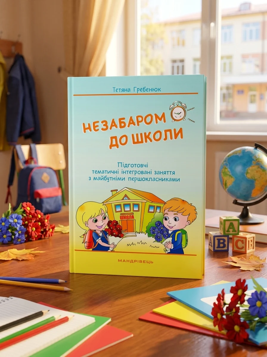 Незабаром до школи. Тематичні інтегровані заняття з майбутніми першокласниками — Тетяна Гребєнюк, обкладинка
