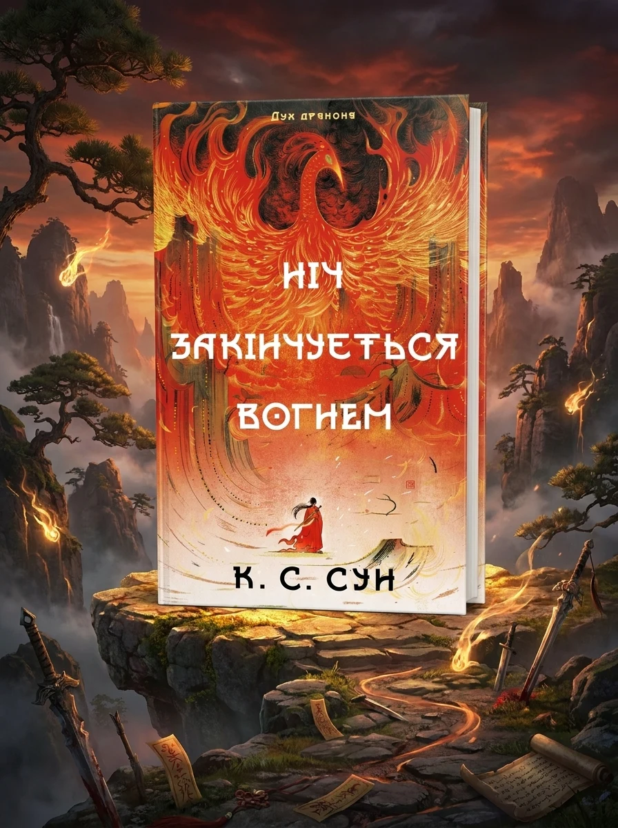 Ніч закінчується вогнем. Дух дракона. Книга 1 — Фантастика та фентезі