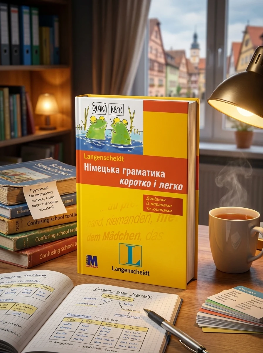 Німецька граматика коротко та легко - навч. Посібник з граматики німецької мови — Вивчення мов