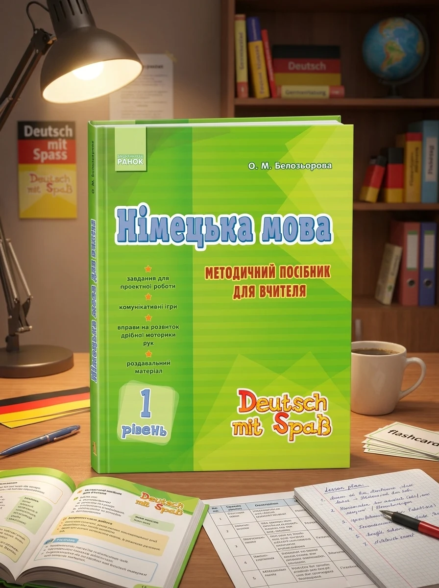 Німецька мова. 1 рівень. Методичний посібник для вчителя (серія Deutsch mit Spass) — Вивчення мов