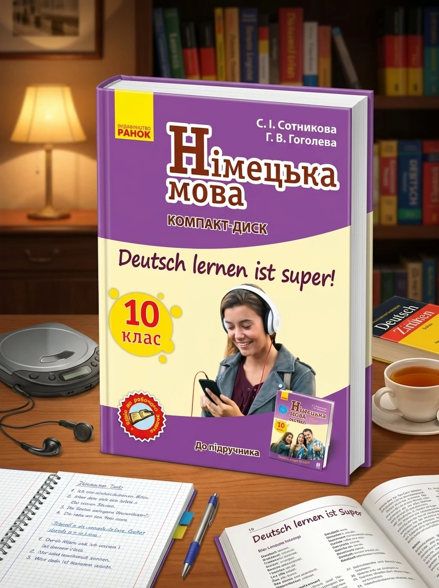 Німецька мова. 10 клас. Аудіодиск до підручника Deutsch lernen ist Super — Вивчення мов