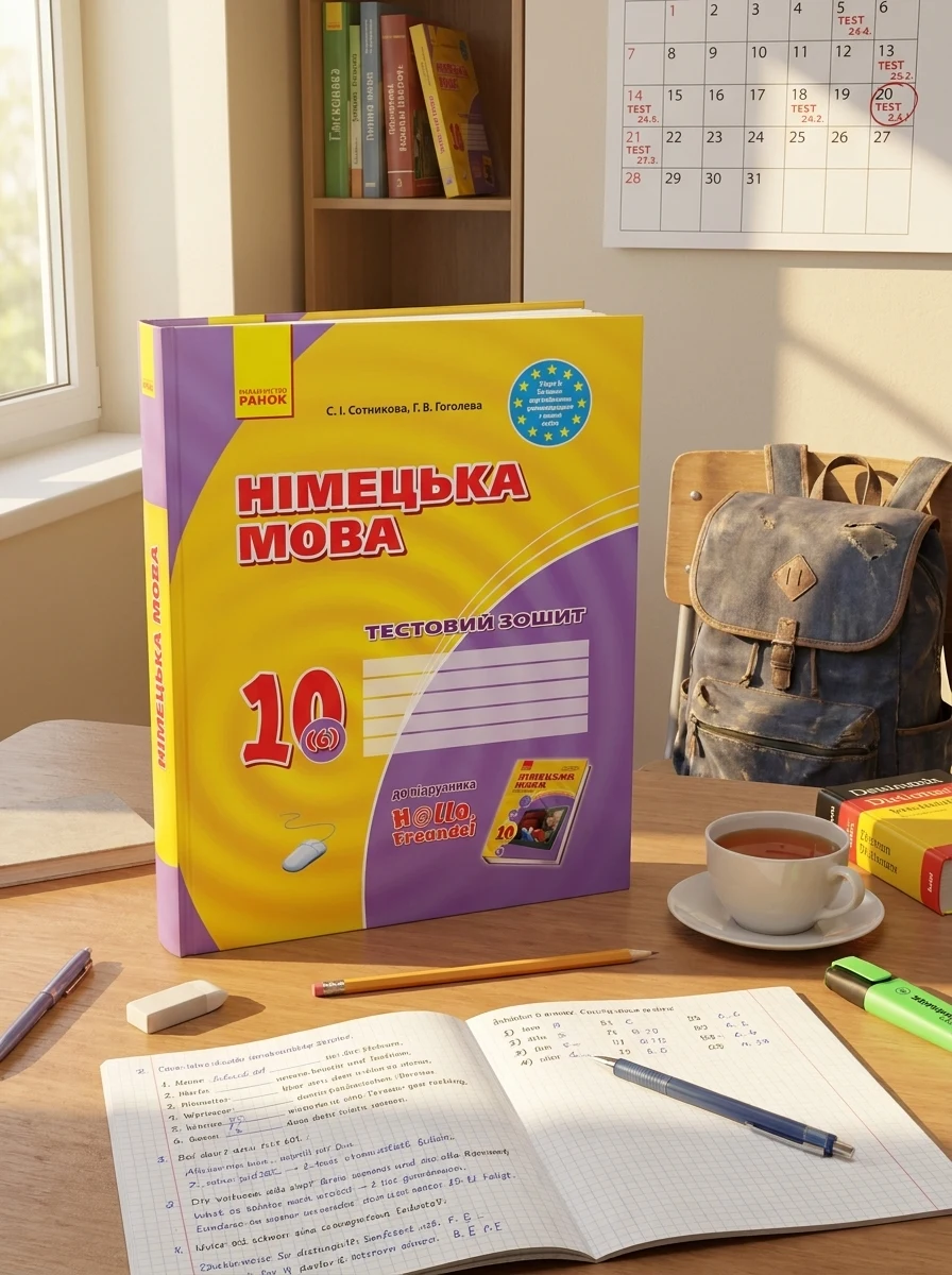 Німецька мова. 10 клас. Тестовий зошит до підручника «Німецька мова. 10 клас. Hallo, Freunde!» (6-й рік навчання) — Вивчення мов