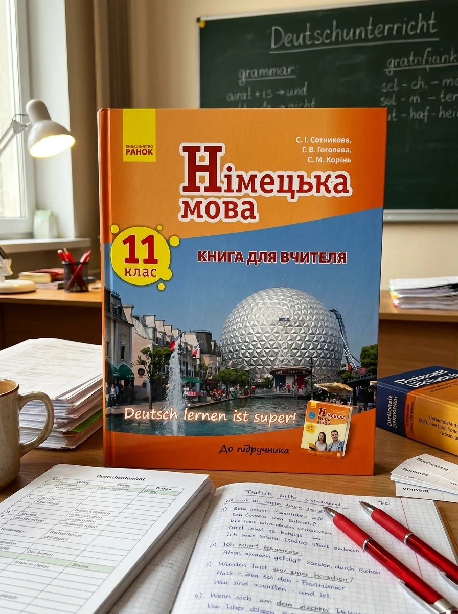 Німецька мова. 11 клас. Книга для вчителя. До підручника Німецька мова 11 клас Deutsch lernen ist super! — Вивчення мов