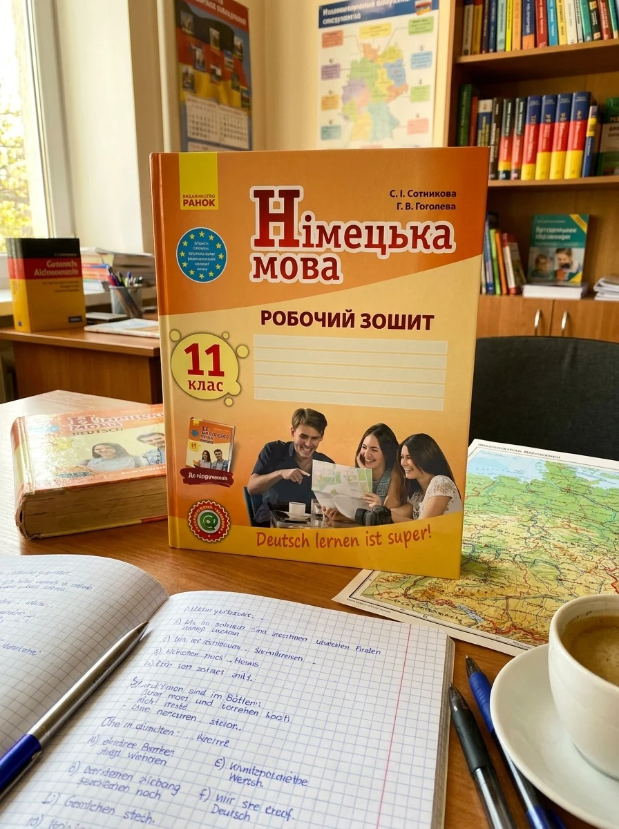 Німецька мова. 11 клас. Робочий зошит "Deutsch lernen ist super!" Рівень стандарту
