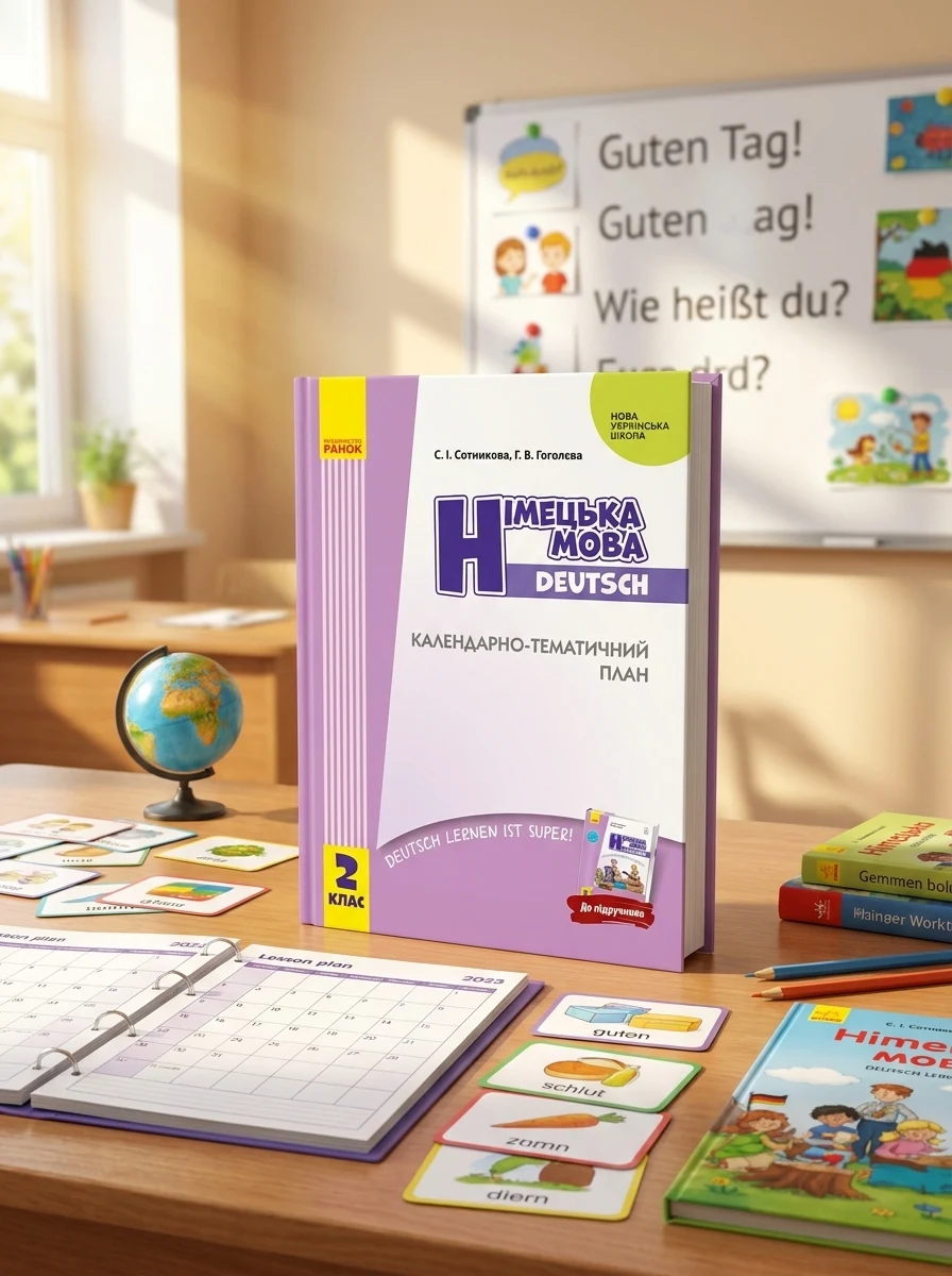 Німецька мова. 2 клас. Календарно-тематичний план з урахуванням компетентнісного потенціалу предмета (до підручника «Німецька мова. 2 клас. Deutsch lernen ist super!») — Вивчення мов