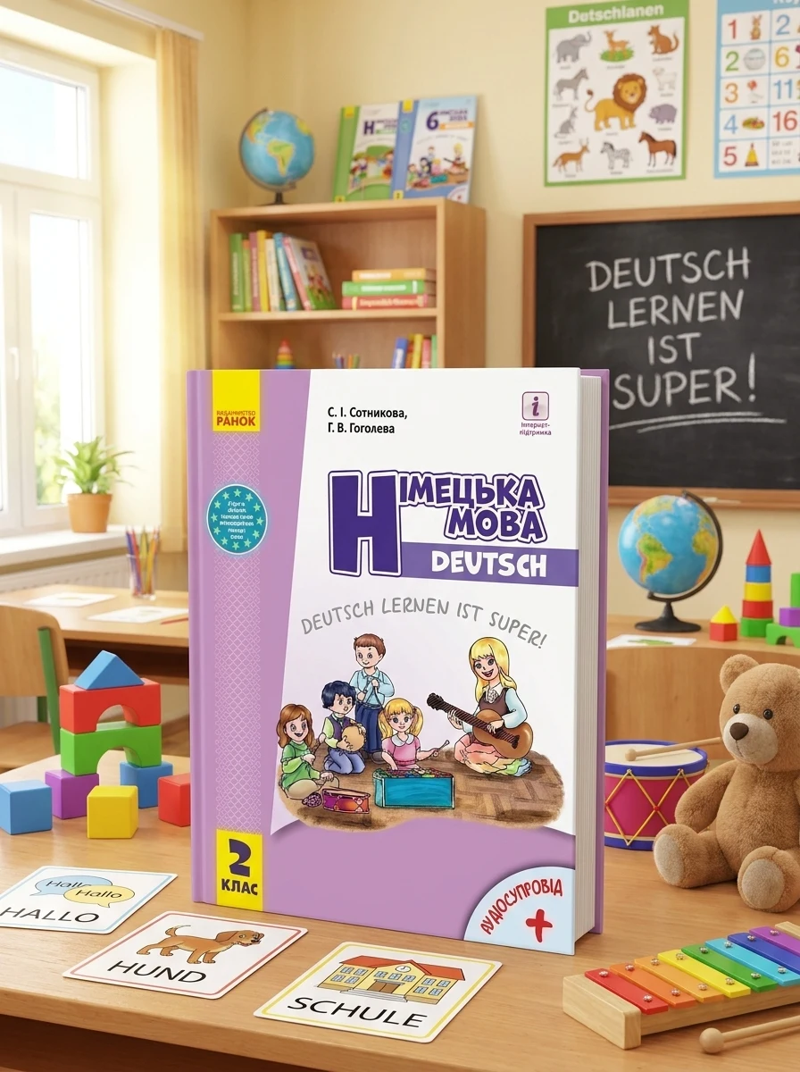 Німецька мова. 2 клас. Підручник (Deutsch lernen ist super!) — Вивчення мов