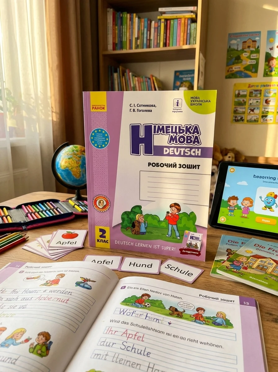 Німецька мова. 2 клас. Робочий зошит — Вивчення мов