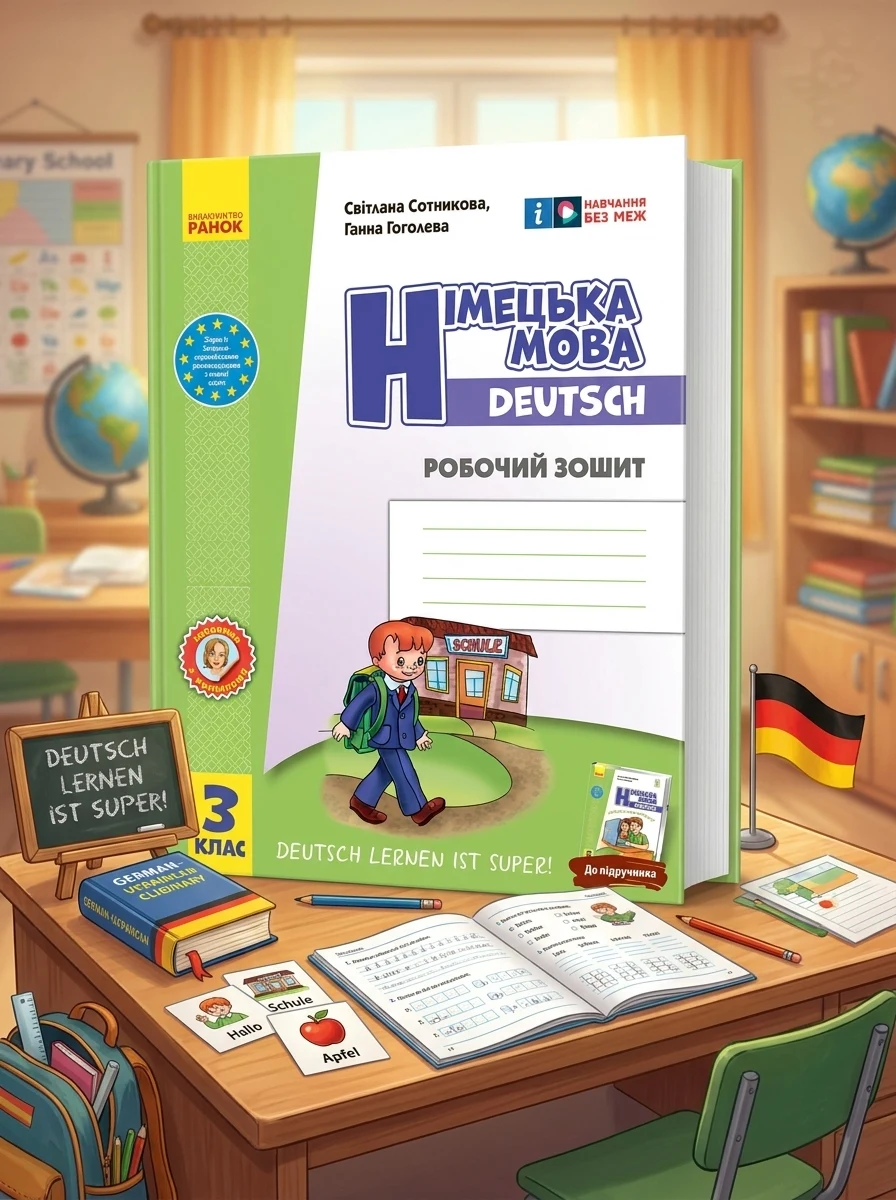 Німецька мова. 3 клас. Робочий зошит. До підручника "Німецька мова. 3 клас. Deutsch lernen ist super!" — Вивчення мов