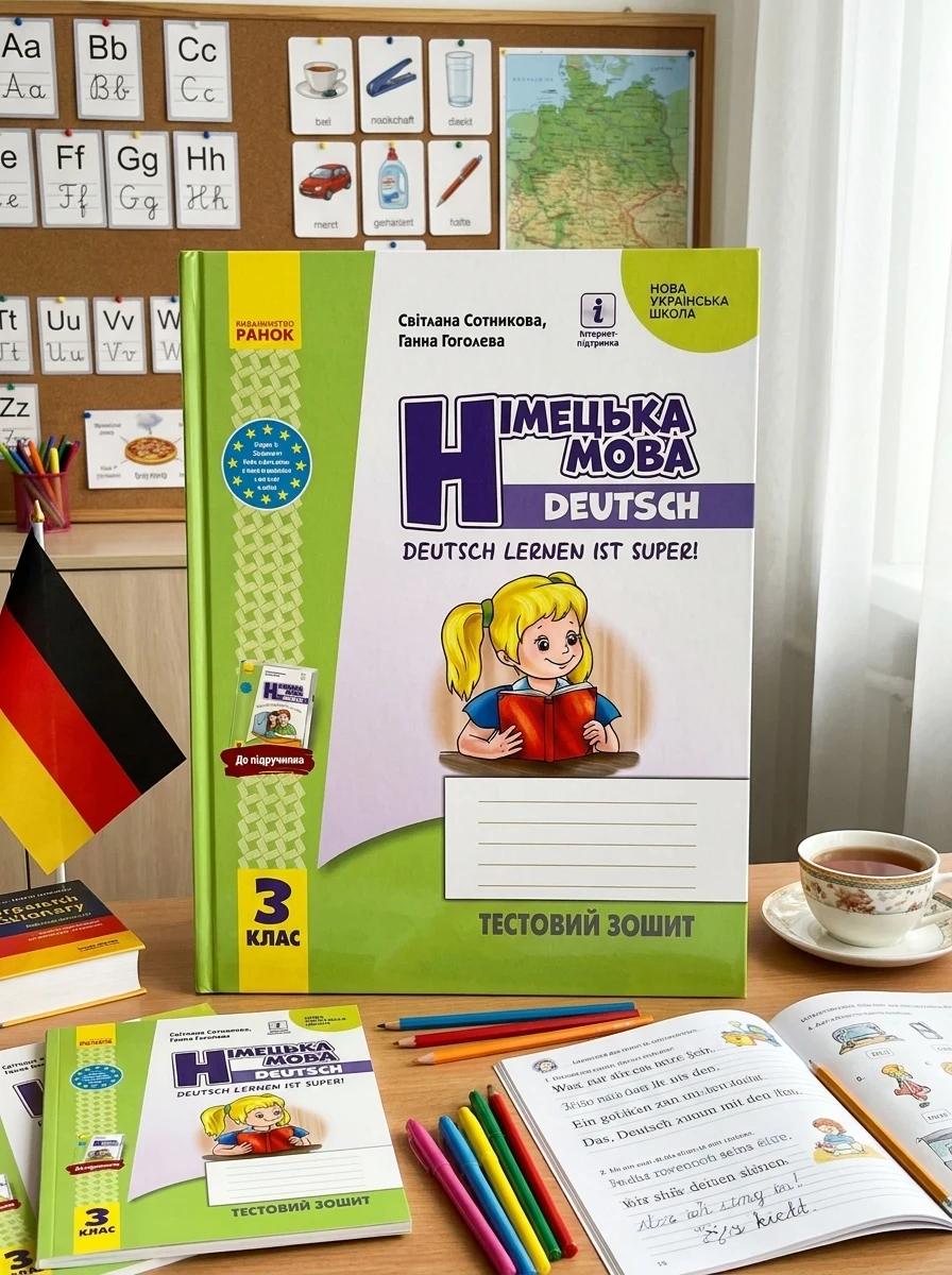Німецька мова. 3 клас. Тестовий зошит "Deutsch lernen ist super!" — Вивчення мов