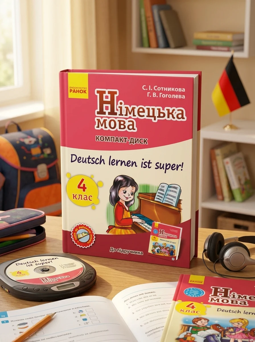 Німецька мова. 4 клас. Компакт-диск до підручника «Deutsch lernen ist super!» — Вивчення мов