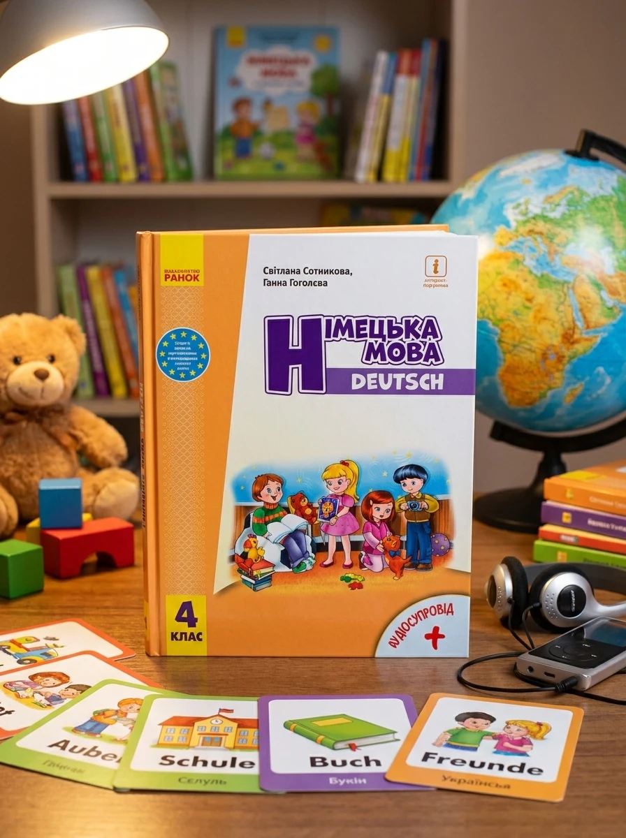 Німецька мова. 4 клас. Підручник "Deutsch lernen ist super!" + аудіосупровід — Вивчення мов