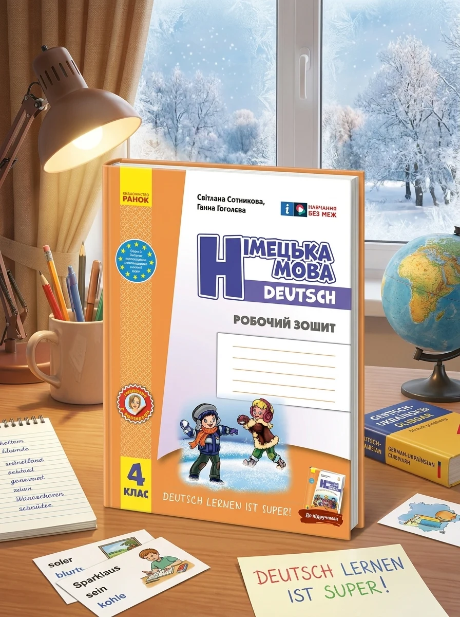 Німецька мова. 4 клас. Робочий зошит. Deutsch lernen ist super! — Вивчення мов