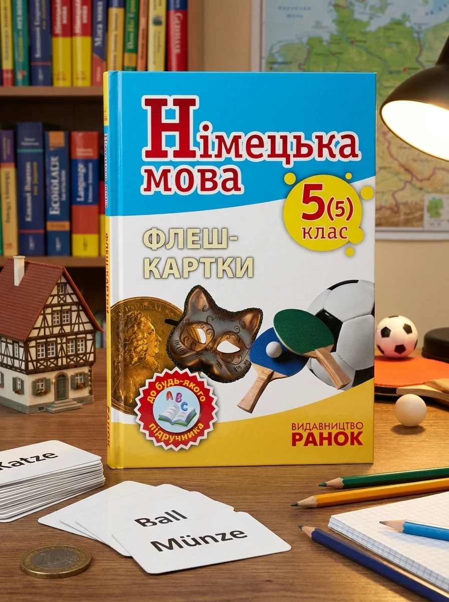 Німецька мова 5(5) клас. Флеш-картки до будь-якого підручника — Вивчення мов