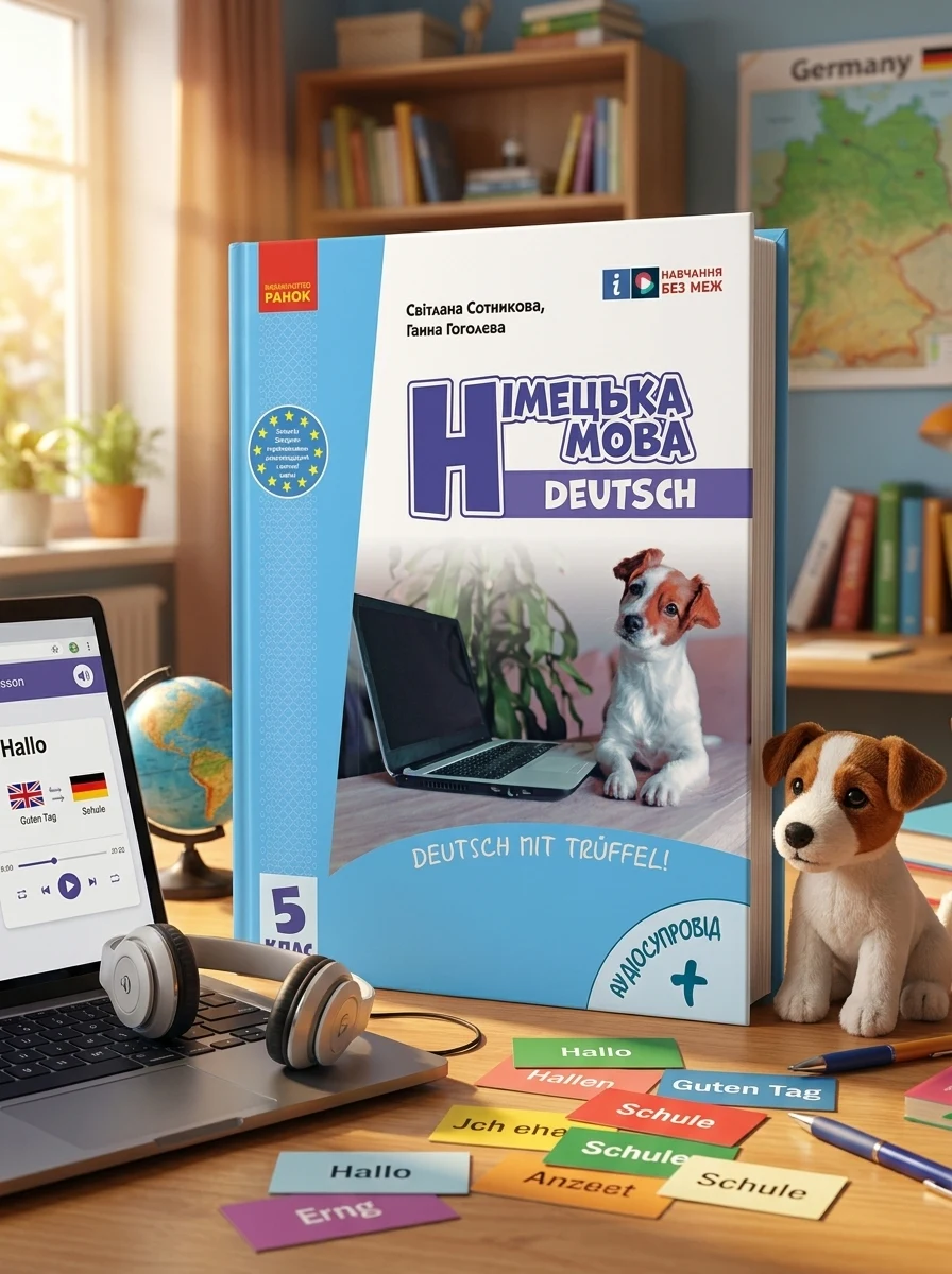 Німецька мова. 5 клас. Підручник "Deutsch mit Truffel!" + аудіосупровід — Вивчення мов