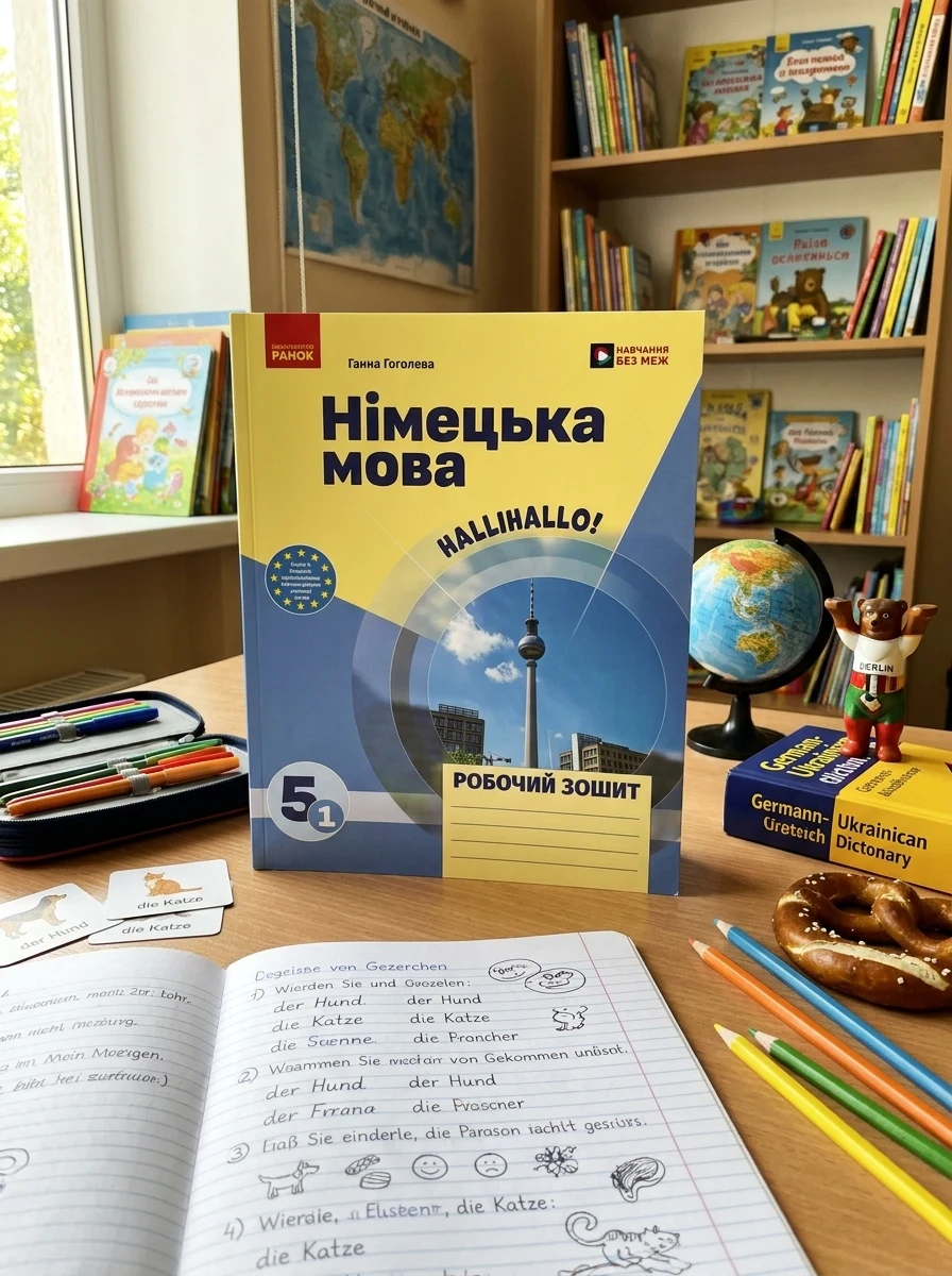 Німецька мова. 5 клас. Робочий зошит до підручника "HalliHallo!" — Вивчення мов