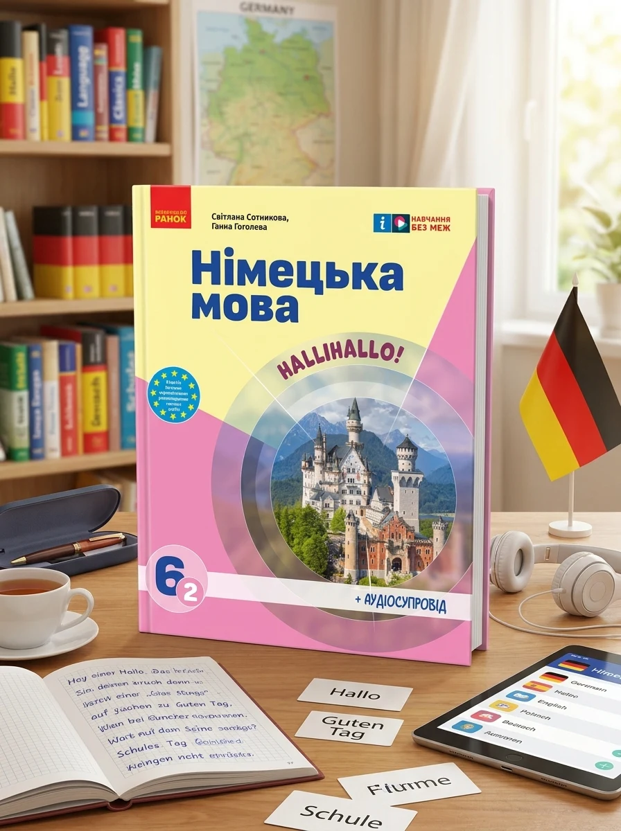 Німецька мова. 6 клас. Підручник "Halli Hallo!" (2-й рік навчання) — Вивчення мов