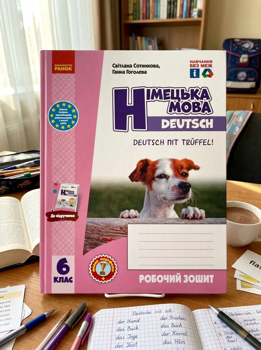 Німецька мова. 6 клас. Робочий зошит до підручника Deutsch mit Trueffel! (6-й рік навчання) — Вивчення мов