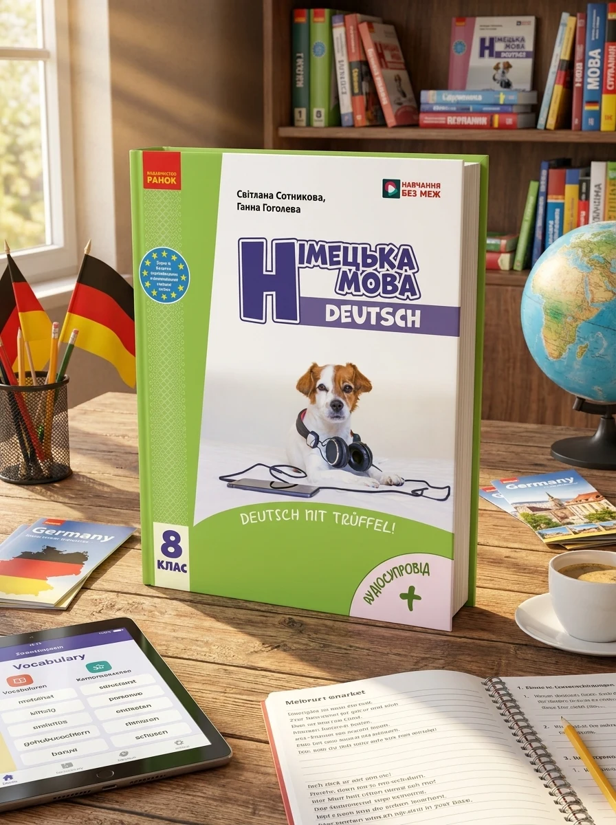 Німецька мова. 8 клас. Підручник — Вивчення мов