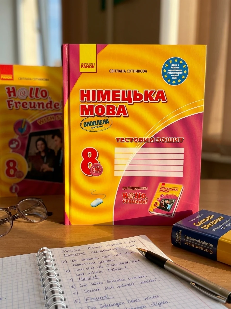 Німецька мова. 8 клас. Тестовий зошит до підручника «Німецька мова. 8 клас. Hallo, Freunde!» (4-й рік навчання) — Вивчення мов