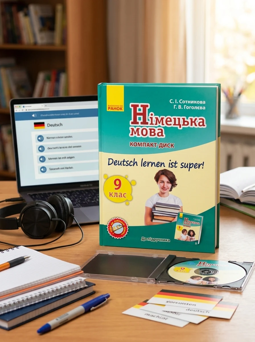 Німецька мова. 9 клас. СD диск до підручника Deutsch lernen ist super! — Вивчення мов