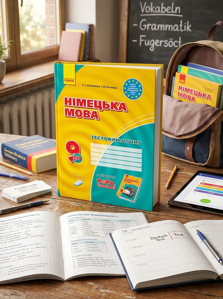 Німецька мова. 9 клас. Тестовий зошит до підручника «Німецька мова. 9 клас. Hallo, Freunde!» (5-й рік навчання) — Вивчення мов