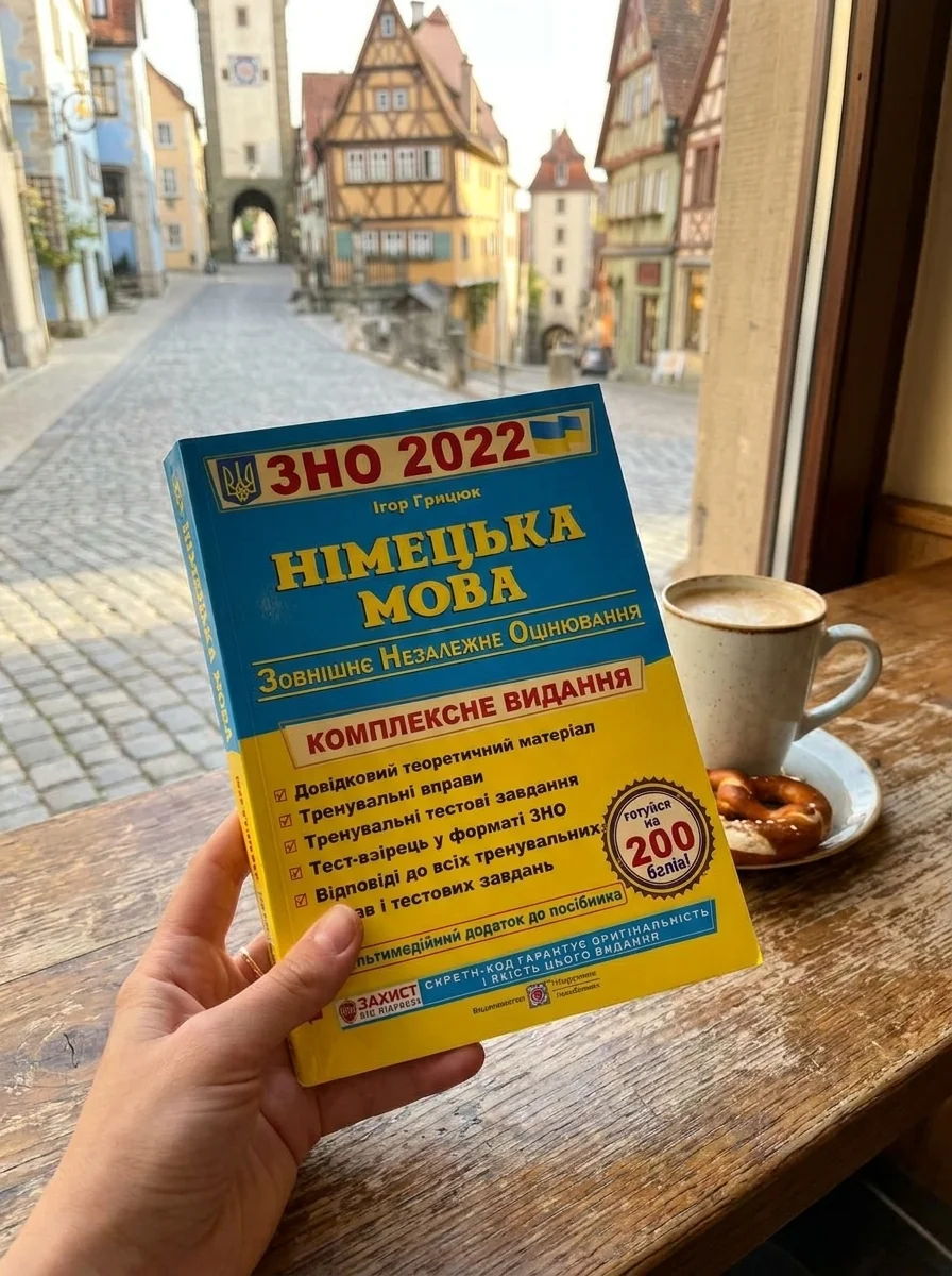 Німецька мова. Комплексна підготовка до ЗНО 2022 — Навчальна література