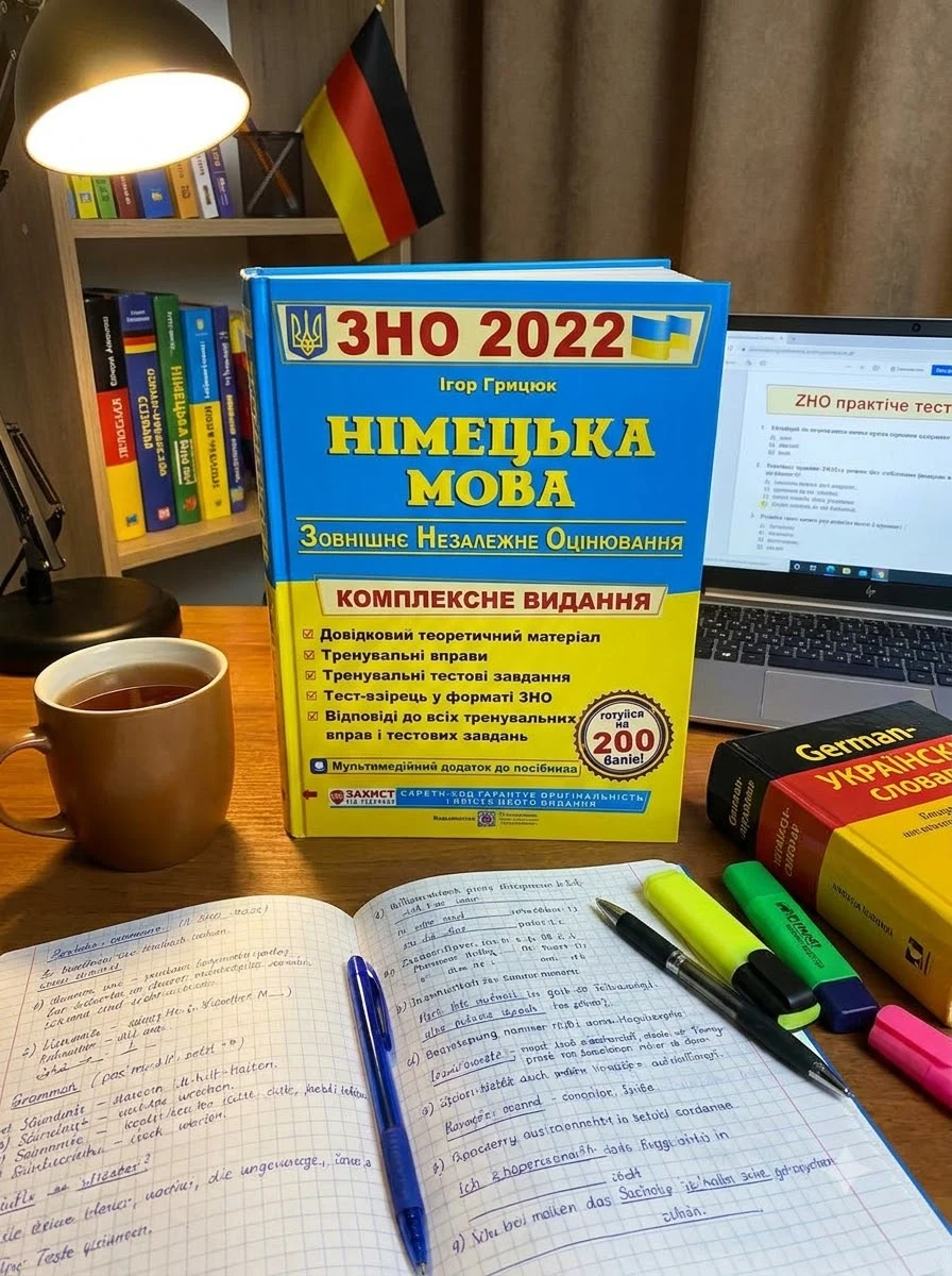 Німецька мова. Комплексна підготовка до ЗНО 2022 — фото 2