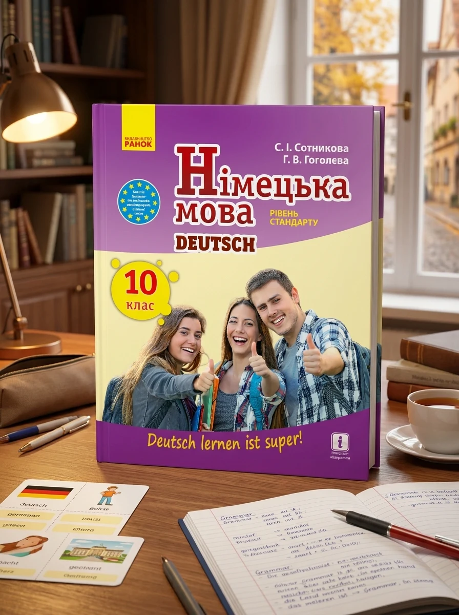 Німецька мова. Підручник. 10 клас  "Deutsch lernen ist super!" Рівень стандарту — Вивчення мов
