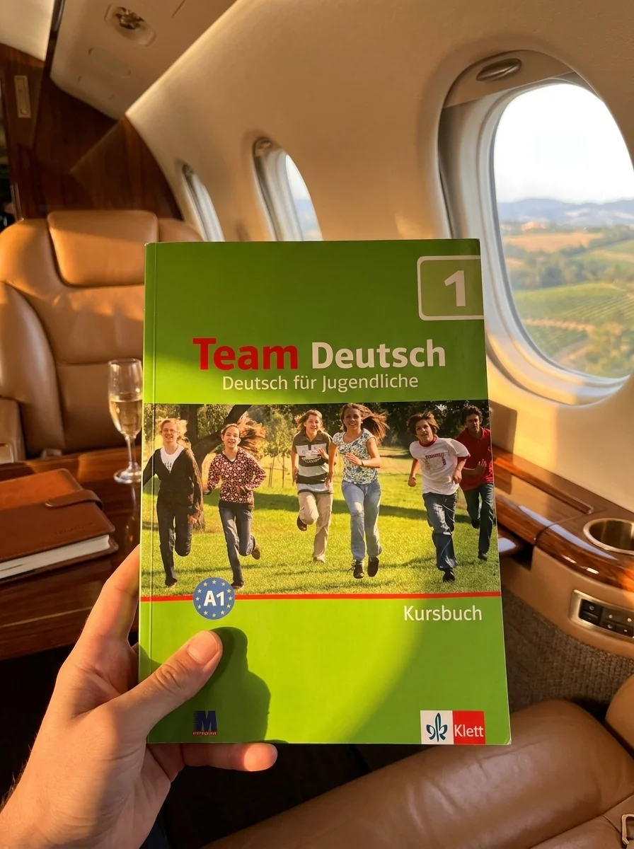 Німецька мова. Team Deutsch 1. Курс німецької мови для молоді. Рівень А1. Підручник — Ельке Корнер, обкладинка