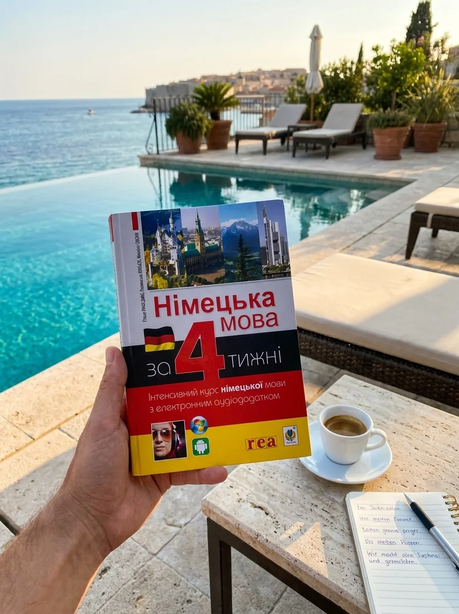 Німецька мова за 4 тижні. Інтенсивний курс німецької мови з електронним аудіододатком | купити книгу онлайн